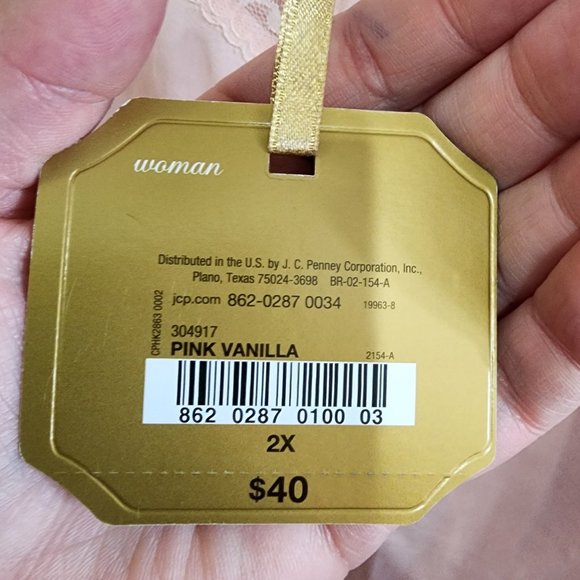 Ryegrass Plus Size Light Pink Lace Cami/ Tank top Size 2X - Picture 13 of 15